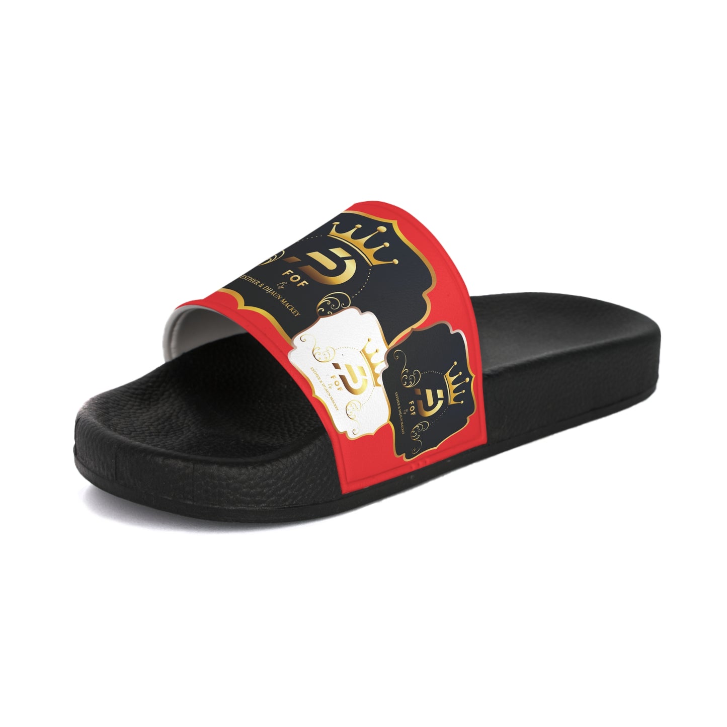 RED FOF Slide Sandals