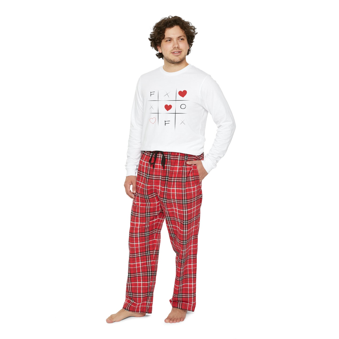 FOF Men's Long Sleeve Pajama Set