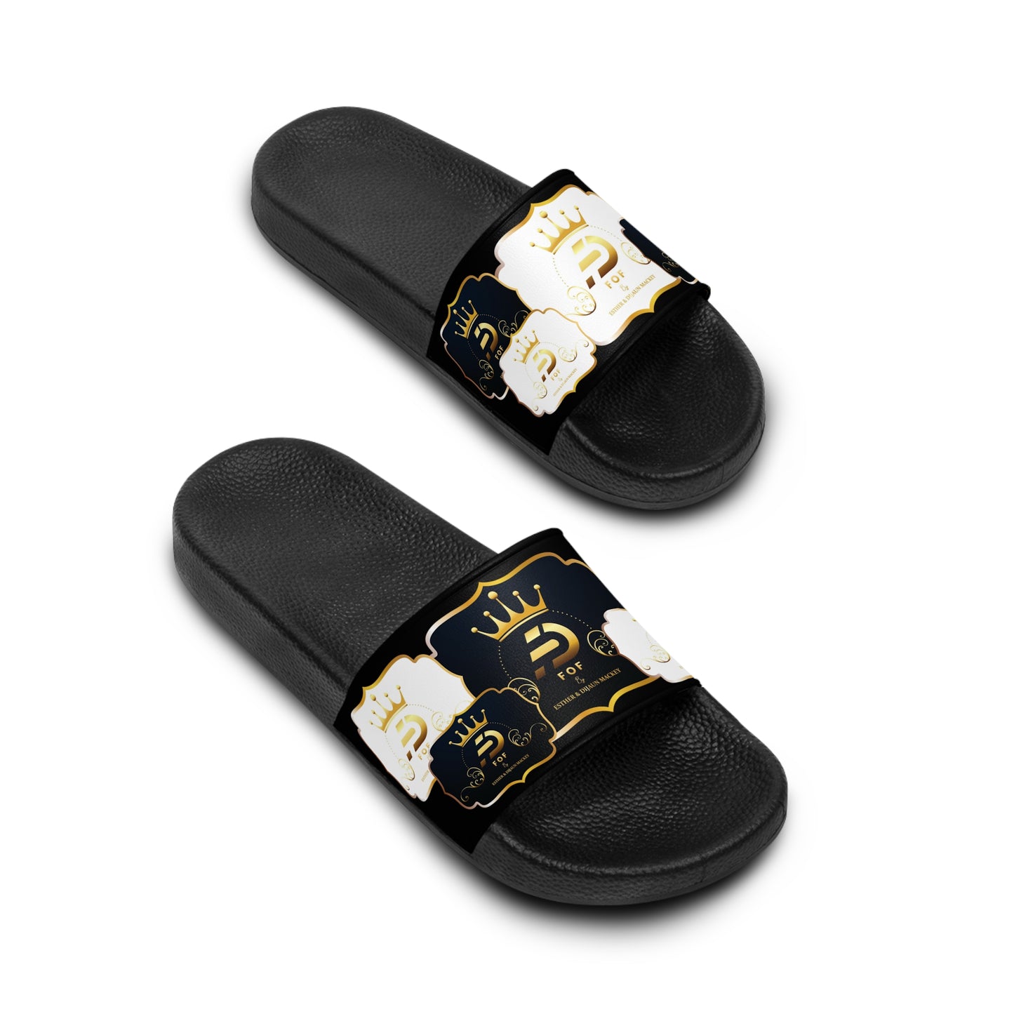 BLACK FOF Slide Sandals