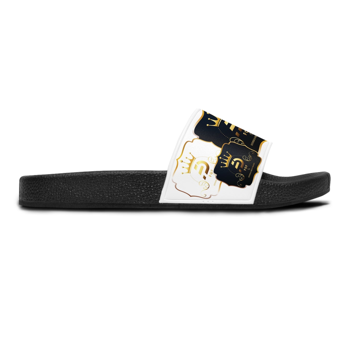 WHITE FOF Slide Sandals