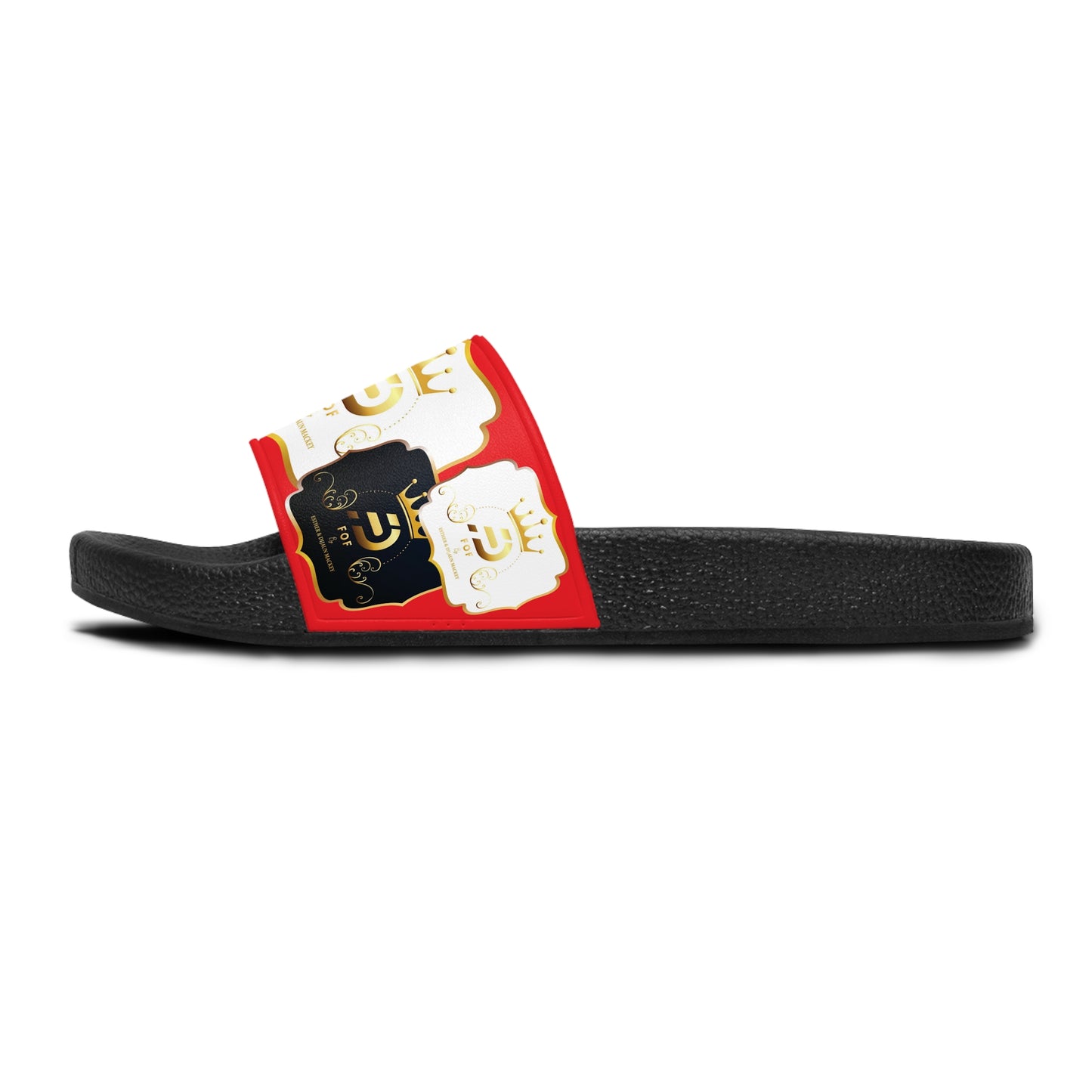 RED FOF Slide Sandals