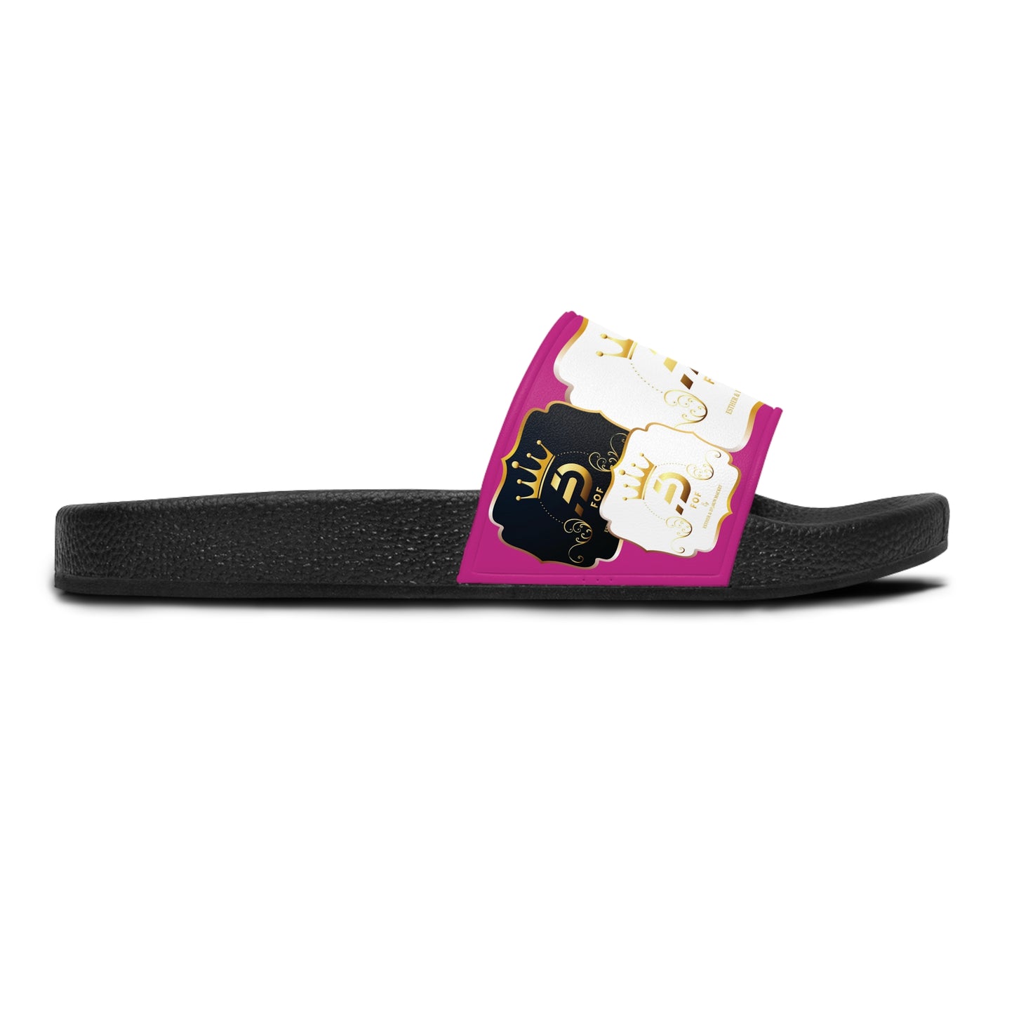 PINK FOF Slide Sandals