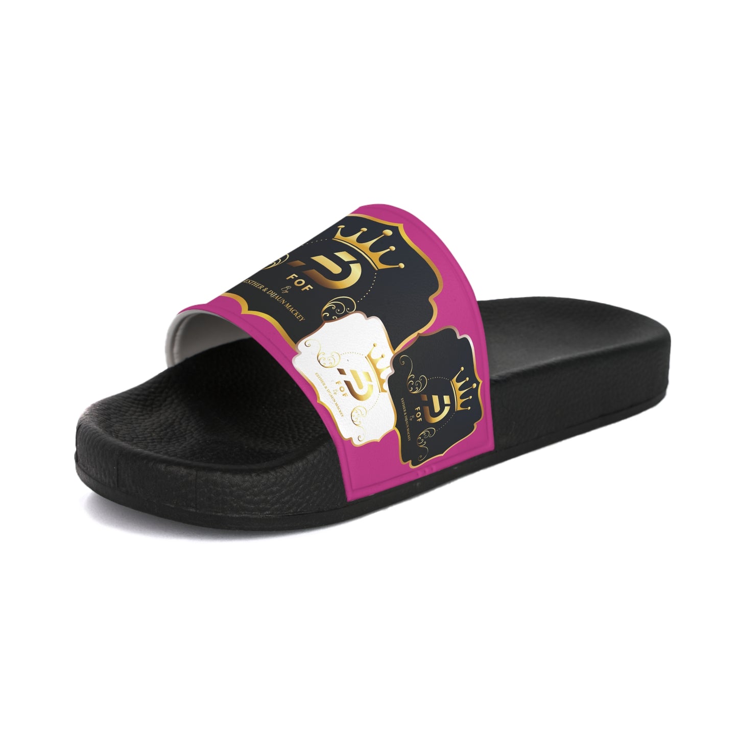 PINK FOF Slide Sandals