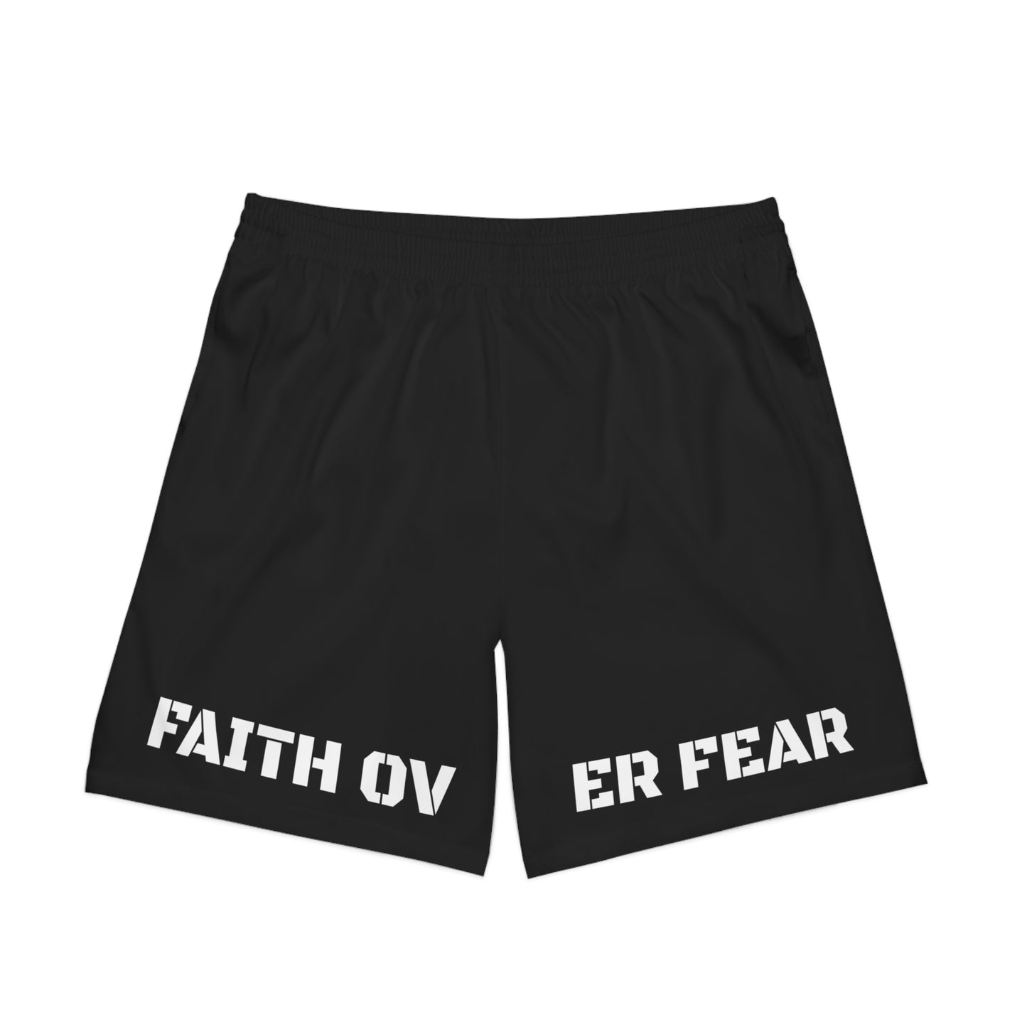 FOF Men's Elastic Beach Shorts (AOP)