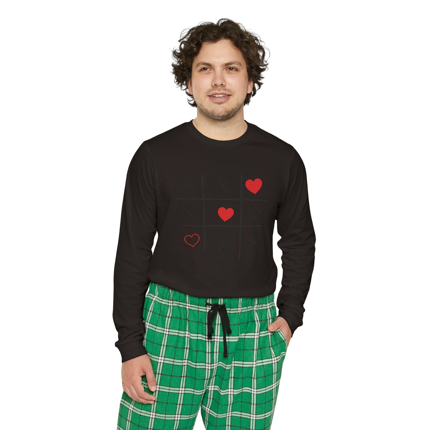 FOF Men's Long Sleeve Pajama Set