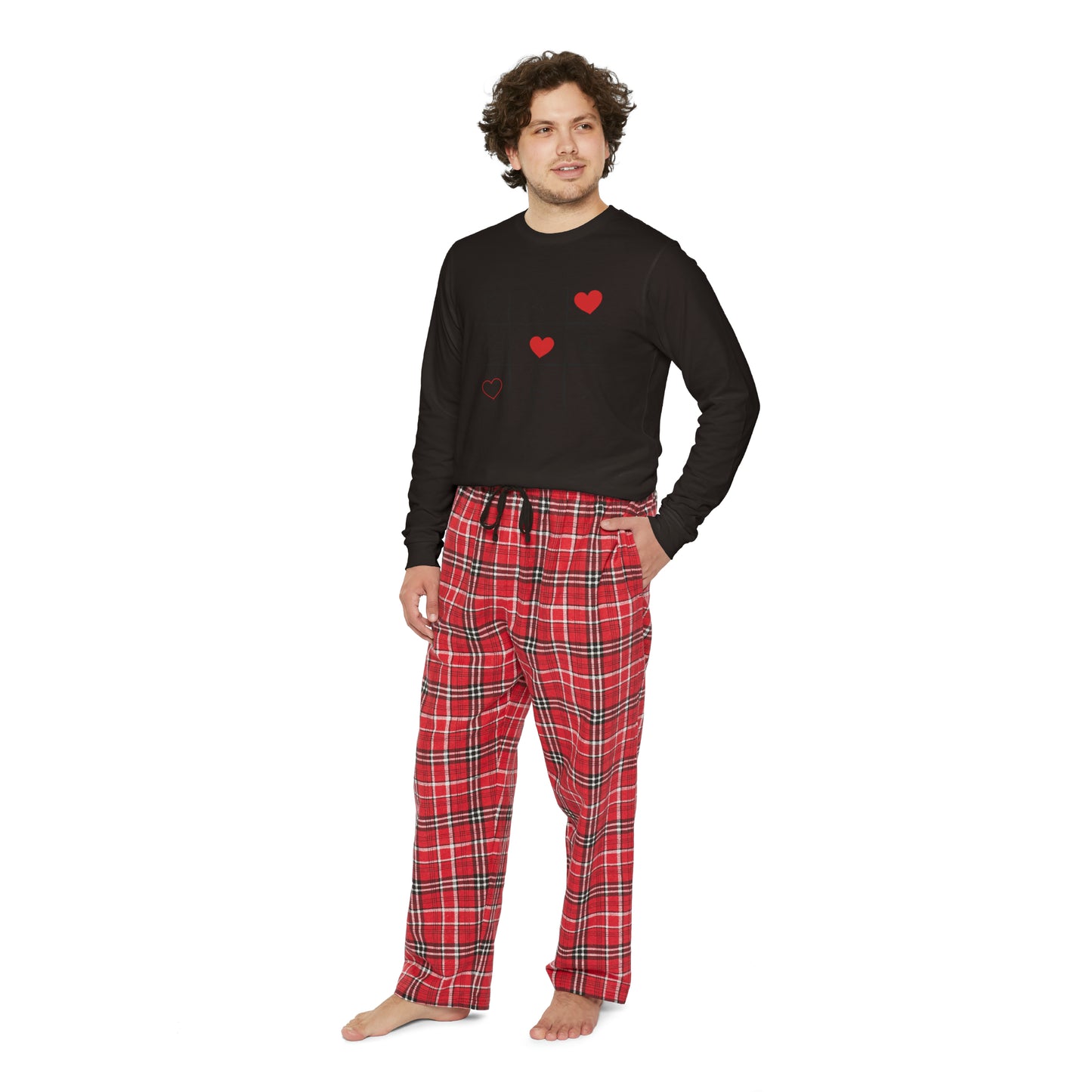 FOF Men's Long Sleeve Pajama Set