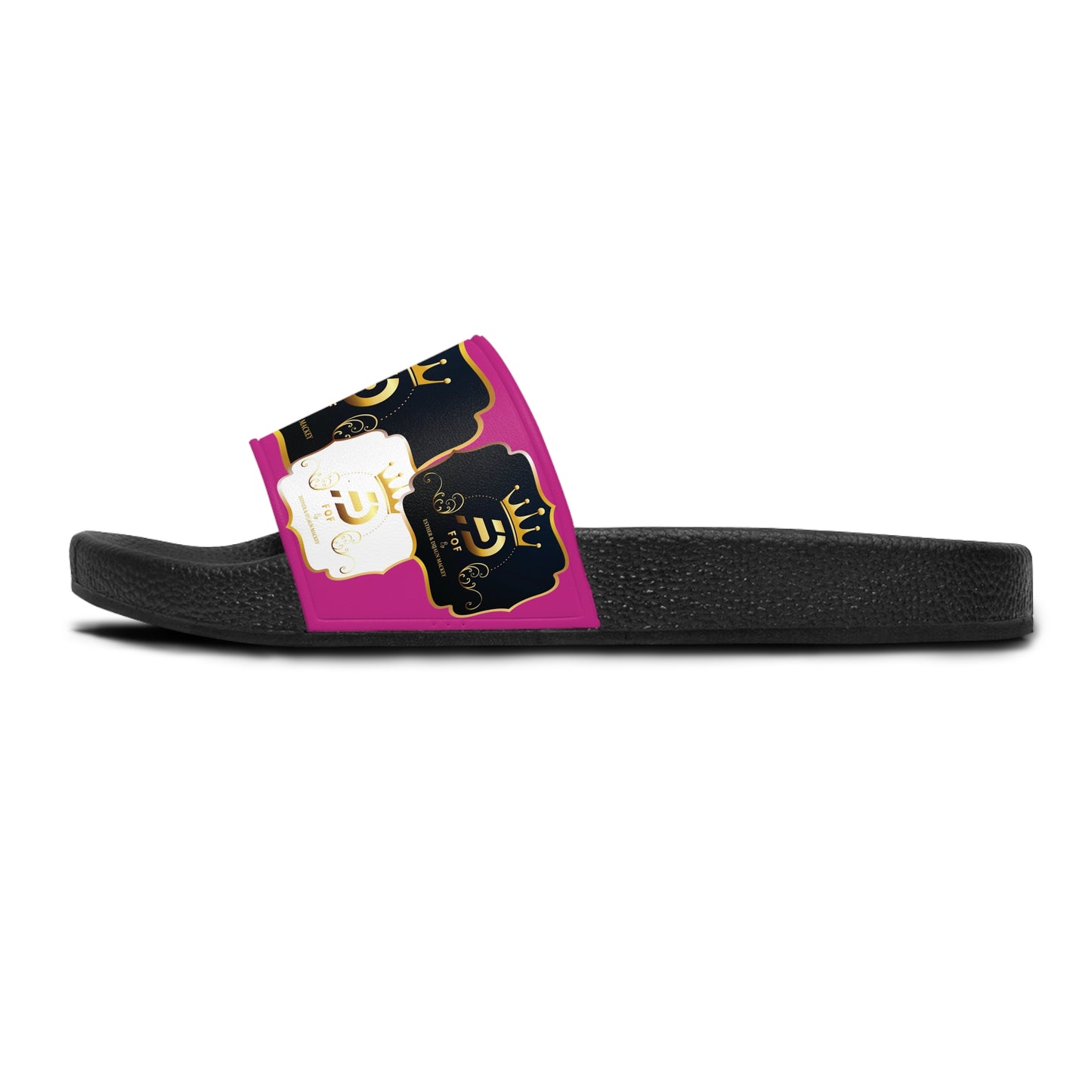 PINK FOF Slide Sandals