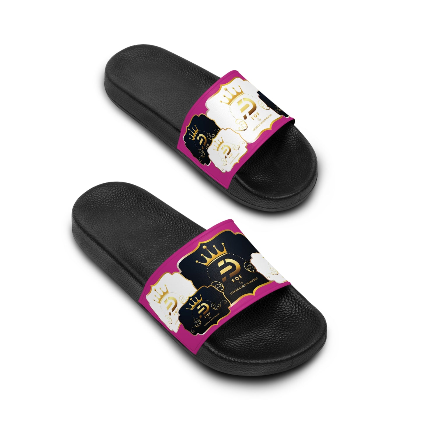 PINK FOF Slide Sandals