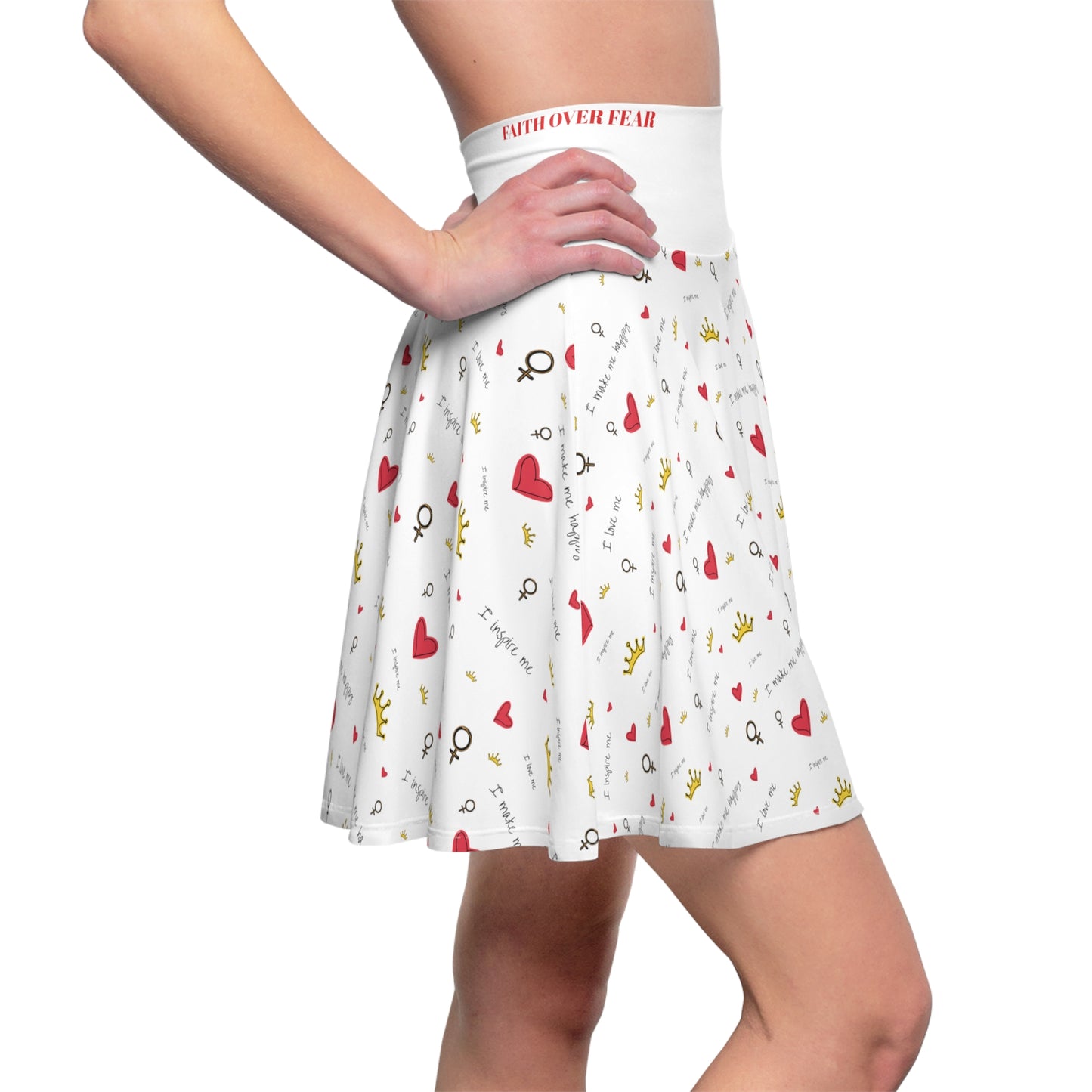 FOF Women's Skater Skirt (AOP)