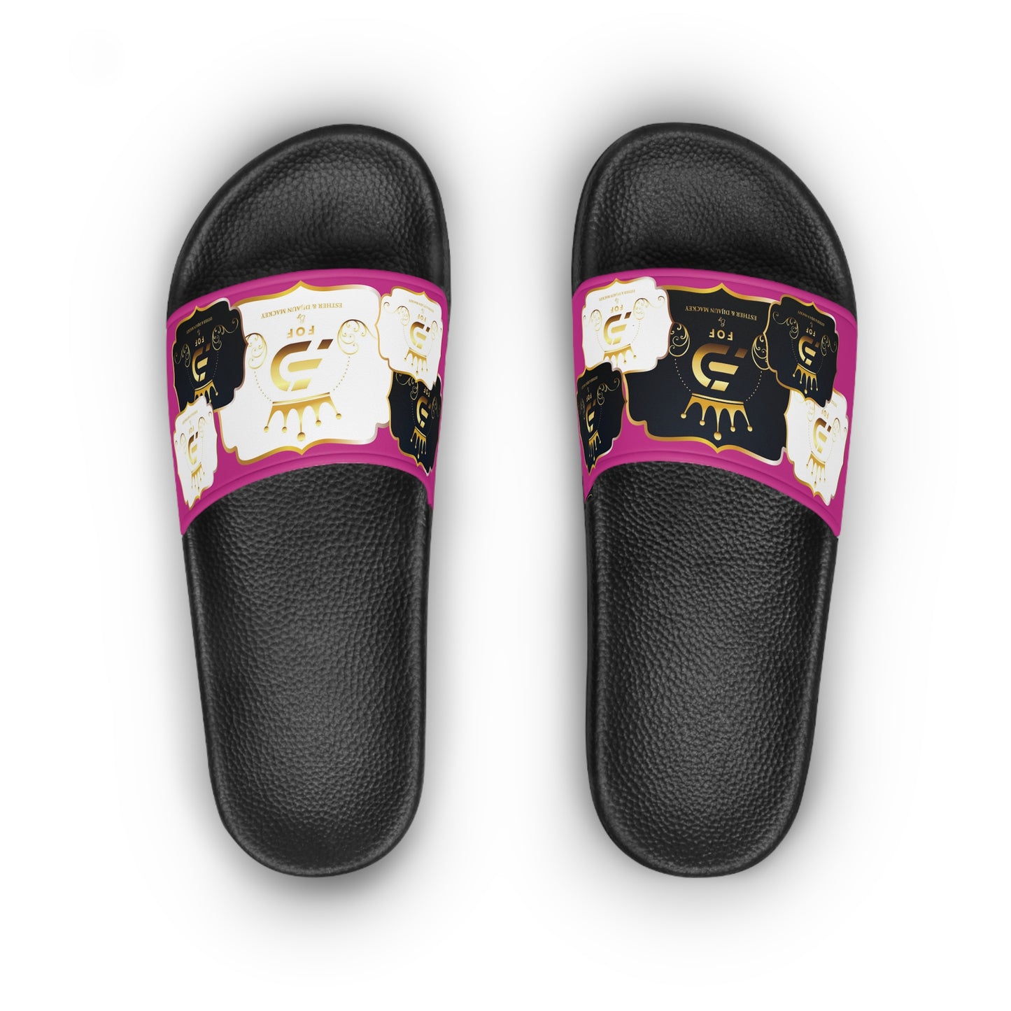 PINK FOF Slide Sandals