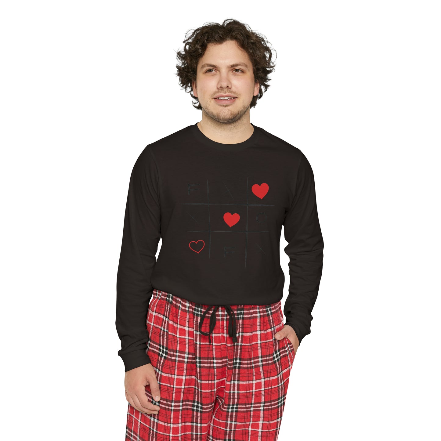 FOF Men's Long Sleeve Pajama Set