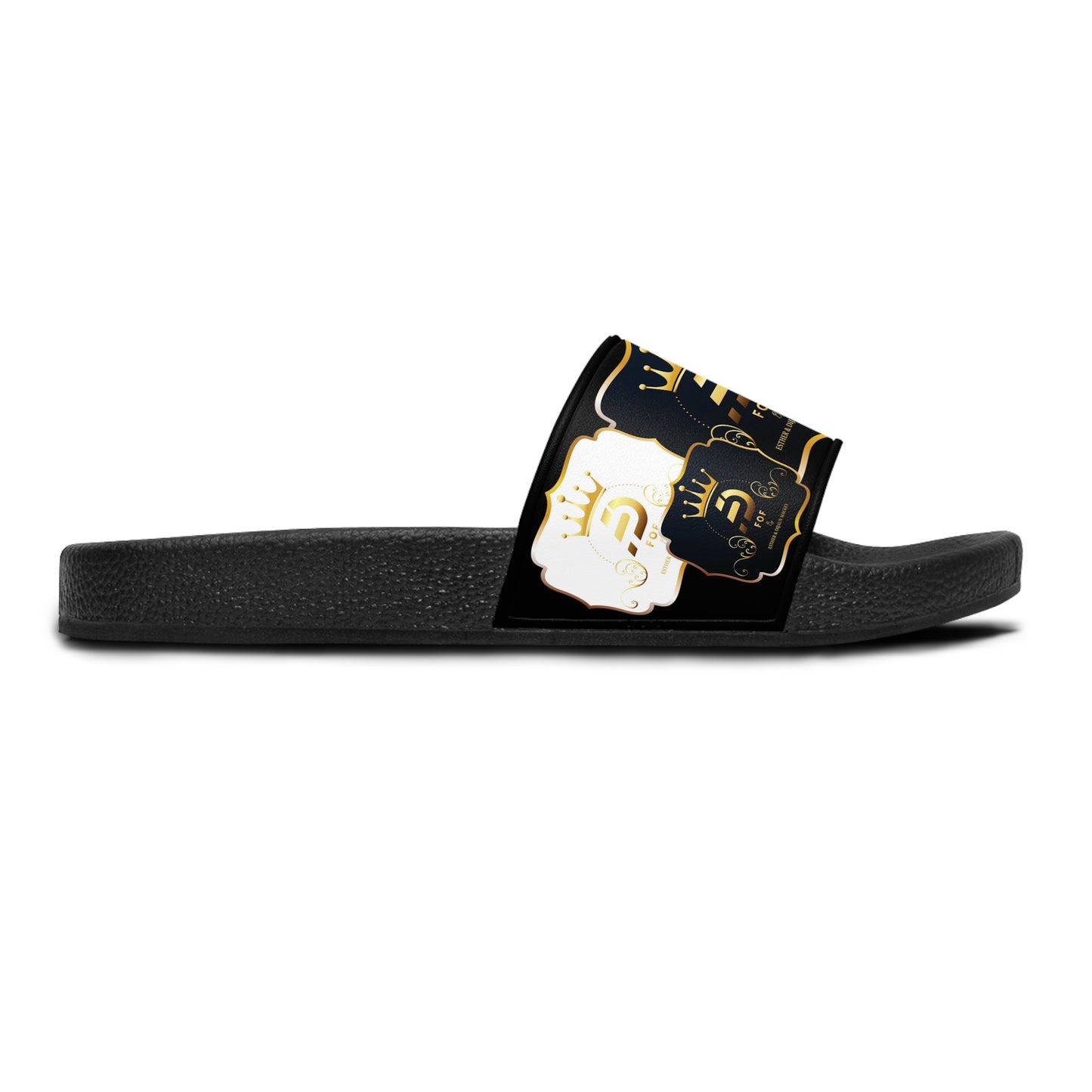 BLACK FOF Slide Sandals