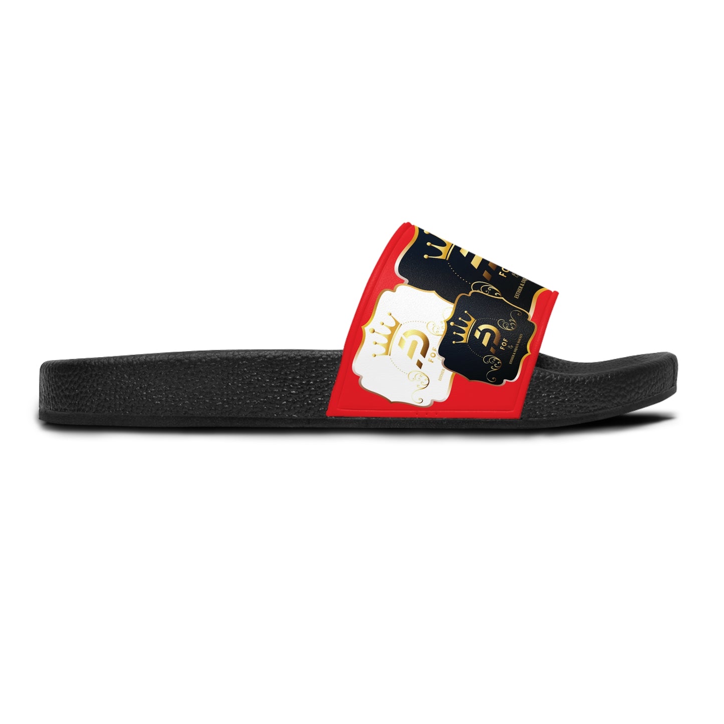 RED FOF Slide Sandals