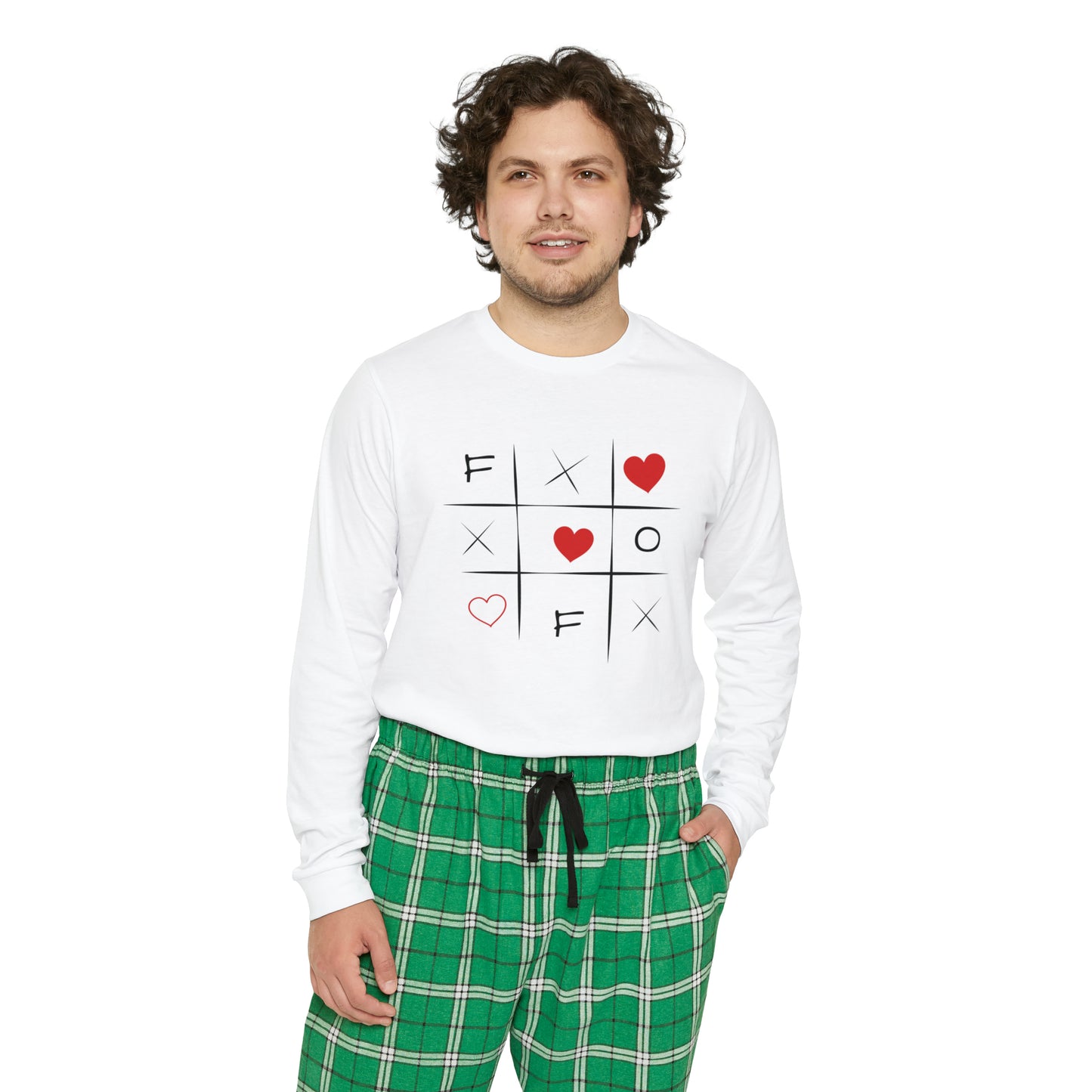 FOF Men's Long Sleeve Pajama Set