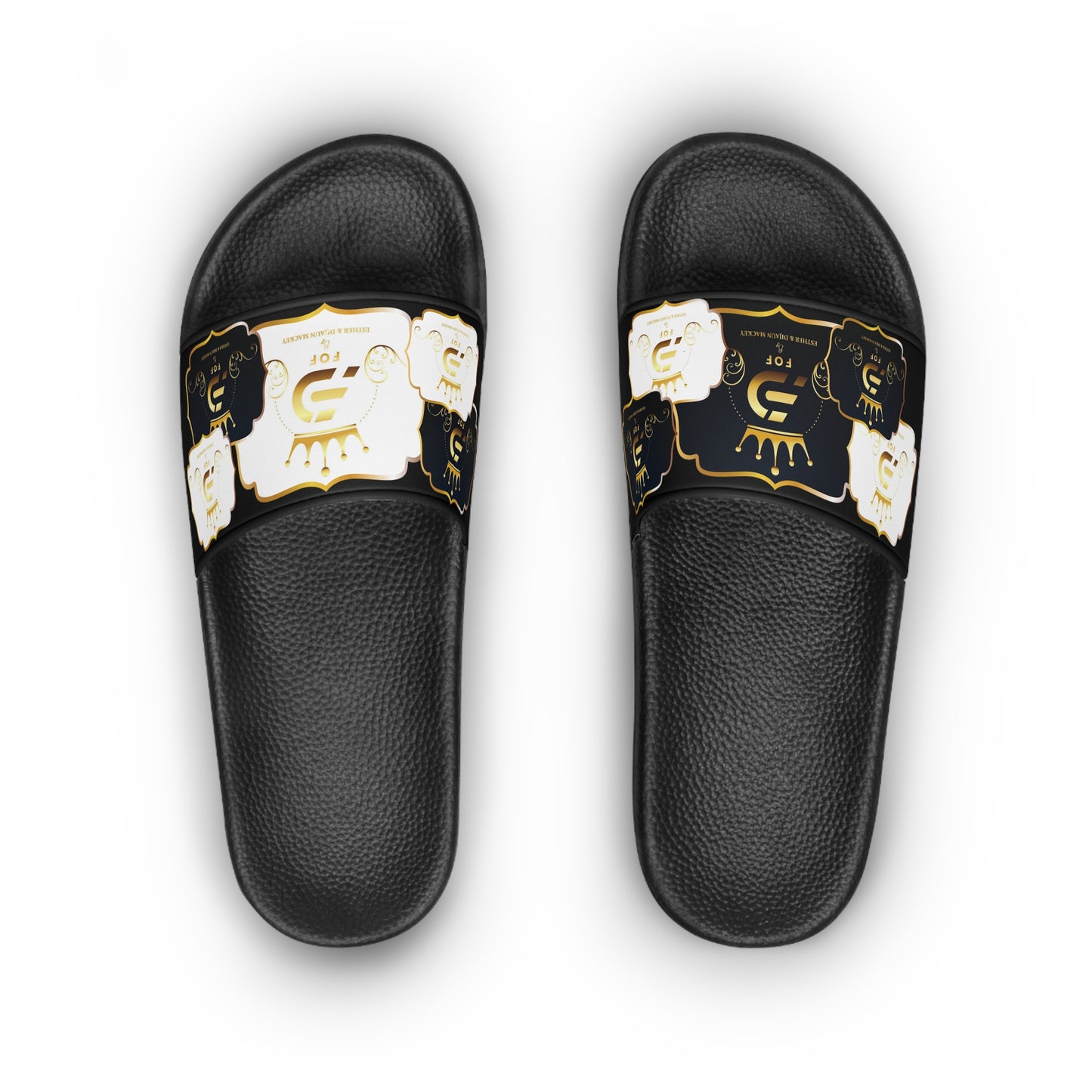 BLACK FOF Slide Sandals