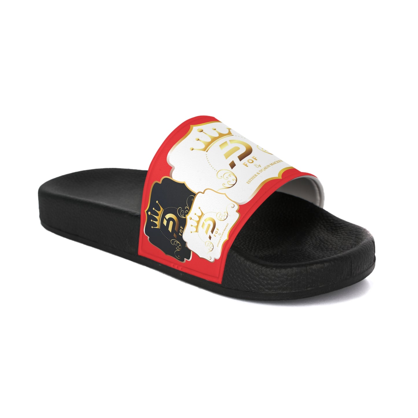 RED FOF Slide Sandals