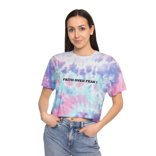 FOF Women's Tie-Dye Crop Tee