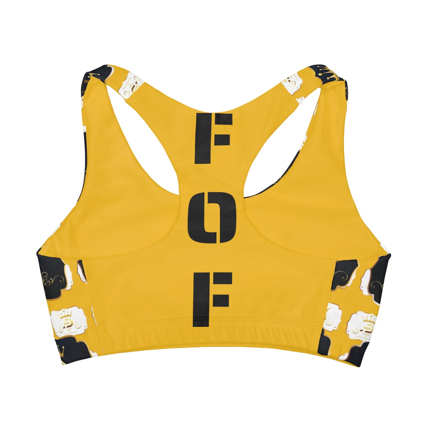 FOF Girls' Double Lined Seamless Sports Bra