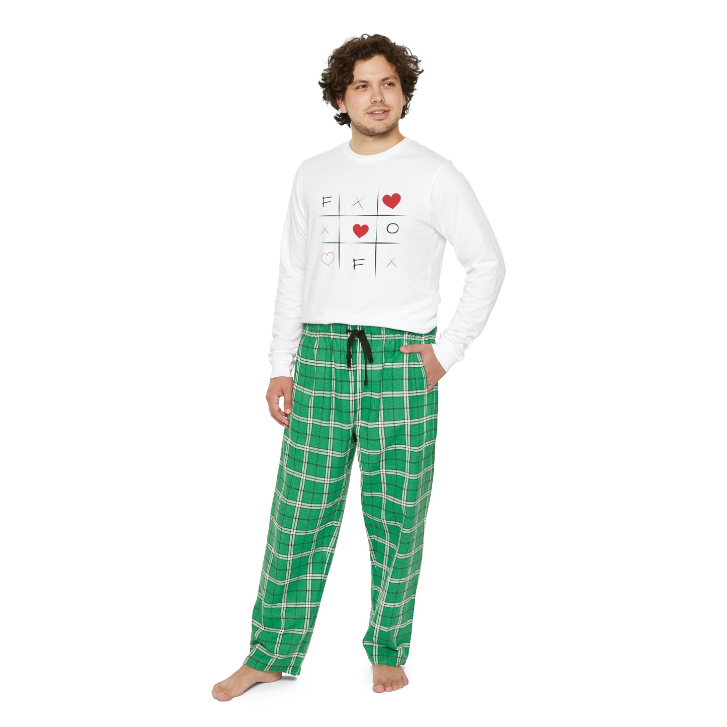 FOF Men's Long Sleeve Pajama Set