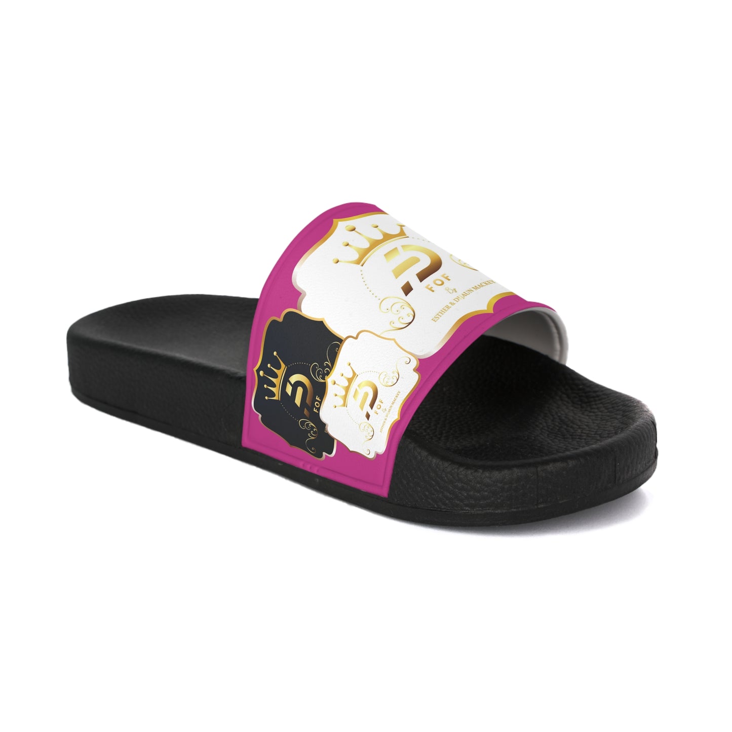 PINK FOF Slide Sandals